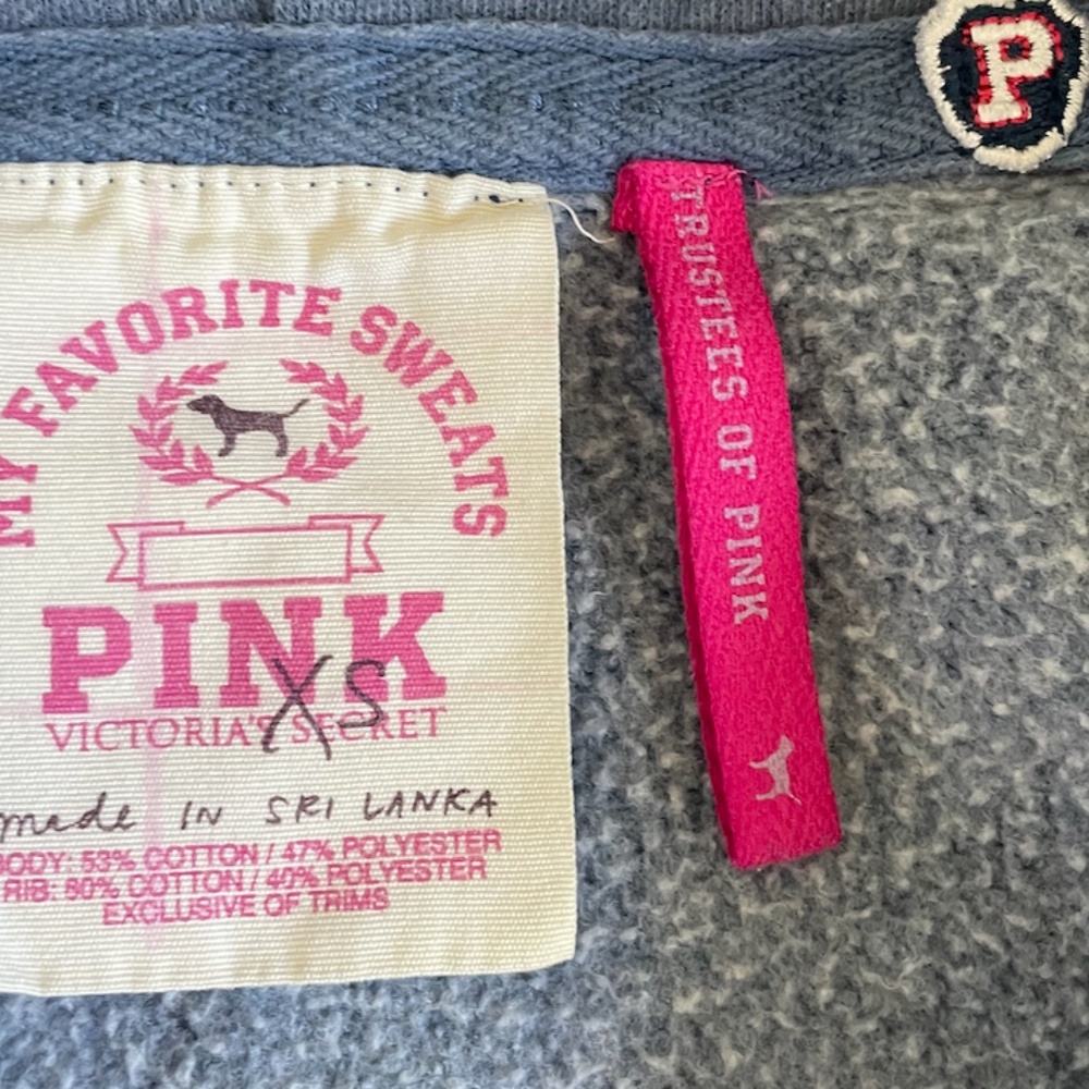 Victoria's Secret PINK V-Neck Hoodie - Picture 2 of 2
